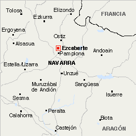 Acotada con cortafuegos el área afectada por el incendio de Navarra