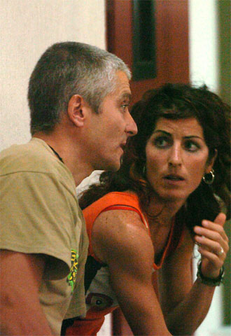 Francisco Javier García Gaztelu  Txapote  e Irantzu Gallastegi, durante el primer juicio que se celebra en España contra ellos.