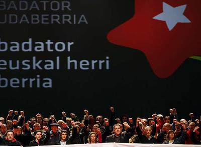 Imagen del acto abertzale celebrado el pasado sábado en Barakaldo