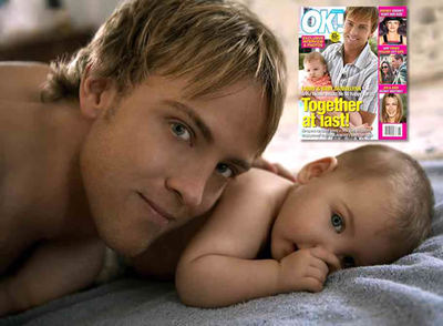 Portada de la revista 'OK' en la que sale Larry Birkhead y la hija de Anna Nicole Smith