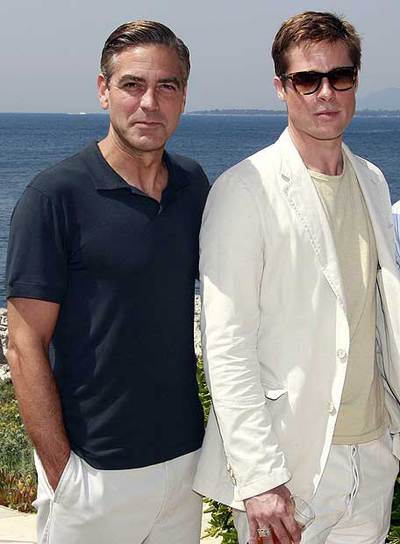 George Clooney, con los desplazados de Darfur