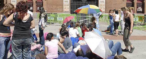 En cola desde el domingo para ver a David Bisbal