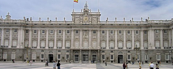 El Palacio de Oriente de Madrid.