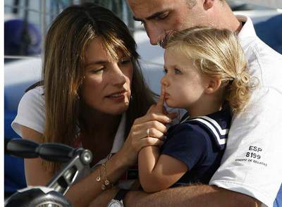 Los Príncipes de Asturias y su primogénita descansan en el Real Club Náutico de Palma
