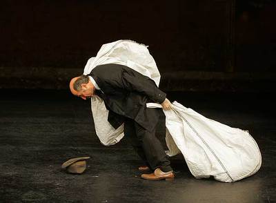 Una escena de  Fragments ,  de Peter Brook. 