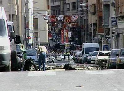 El coche bomba de ETA tenía 70 kilos de explosivos