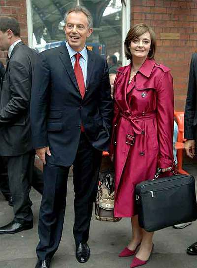 Tony y Cherie Blair.