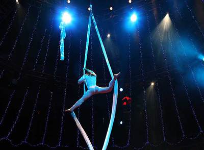 Un momento del nuevo espectáculo-cena  Cavaret .