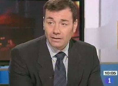 Tomás Gómez, durante la entrevista esta mañana en  Los Desayunos  de TVE.