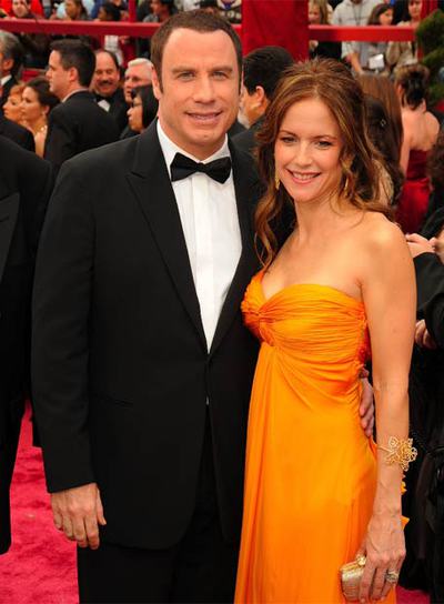 John Travolta y Kelly Preston