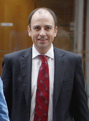 Benjamin Martín Vasco, presidente de la comisión de investigación sobre la supuesta trama de espionaje político en Madrid.