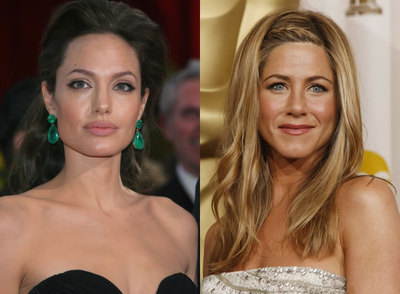 Jennifer Aniston y Angelina Jolie, frente a frente en los Oscar