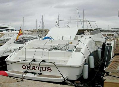 Uno de los yates incautados en la operación 