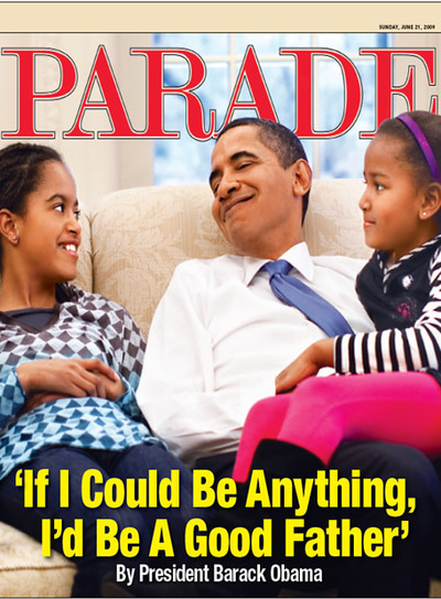 Barack Obama: "Si pudiera ser algo, sería un buen padre"