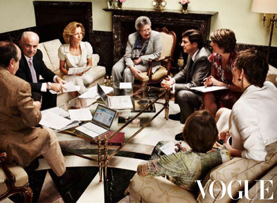 Elena Salgado repite como modelo para 'Vogue'