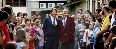 Les Apostrophes, uno de los grupos que actúan en la antigua fábrica de Fabra i Coats.