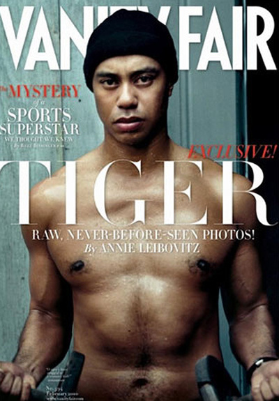 Tiger Woods, en la portada de  Vanity Fair .