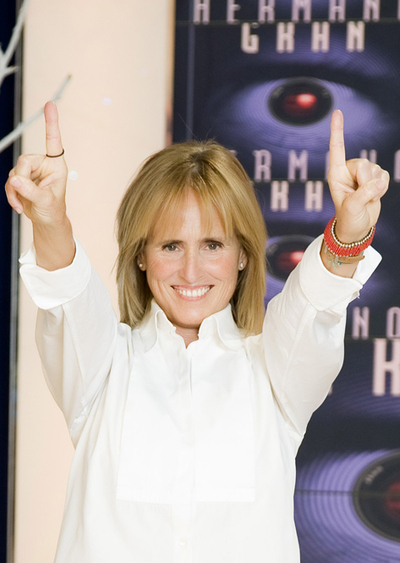 Mercedes Milá, presentadora de  Gran Hermano .