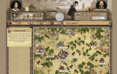 Imagen del juego de  Águila Roja .