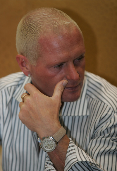 El ex internacional inglés Paul Gascoigne
