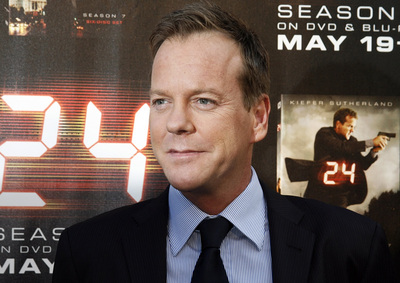 Kiefer Sutherland, protagonista y productor de la serie  24 , en una imagen de 2009