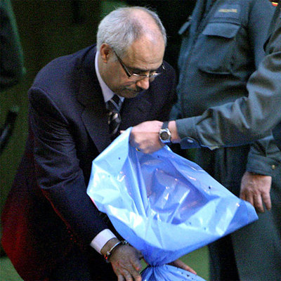 El ex diputado del PSC Luis García,  Luigi,  llega detenido a la Audiencia Nacional.