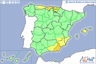 A menos de una semana de la llega del verano, las lluvias marcan la previsión meteorológica.