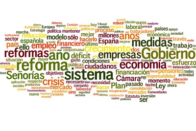 Más de la mitad del discurso de Zapatero se centró en la crisis y las reformas económicas