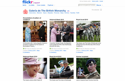 Imagen de la página de Flickr de la familia real británica.