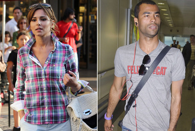El futbolista Ashley Cole y su ex mujer Cheryl.