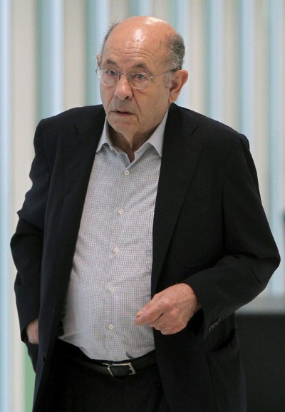 Fèlix Millet, a su llegada a los juzgados de la Ciudad de la Justicia, para declarar por el caso del hotel del Palau.