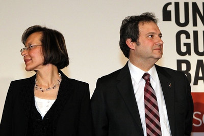 Jordi Hereu gana a Montserrat Tura en las primarias socialistas.