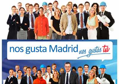 Comparación de la fotografía original con la imagen de la página  web  de Gallardón.