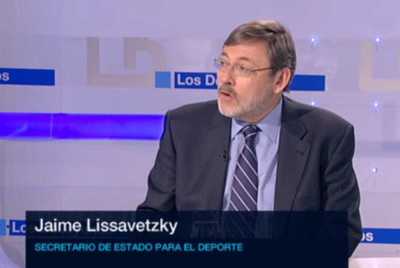 Imagen de Jaime Lissavetzky durante la entrevista en  Los desayunos  de Televisión Española.