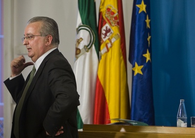 Antonio Fernández, tras una comparecencia como consejero de Empleo, cargo que ocupó hasta 2010.