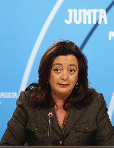 Mar Moreno en la rueda de prensa posterior a la reunión del Consejo de Gobierno.