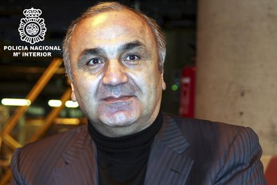 El jefe de la mafia ruso-georgiana Tariel Oniani.