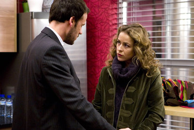 Silvia Abascal, en una escena de la serie de televisión   Acusados , emitida por Telecinco.