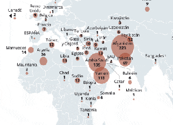 Alto riesgo en EE UU, absueltos en España