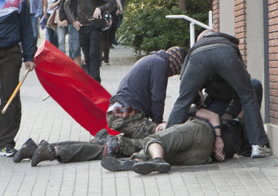 De manifestación por la Barcelona pudiente