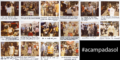 FOTOGALERIA: Mensaje desde la Puerta del Sol