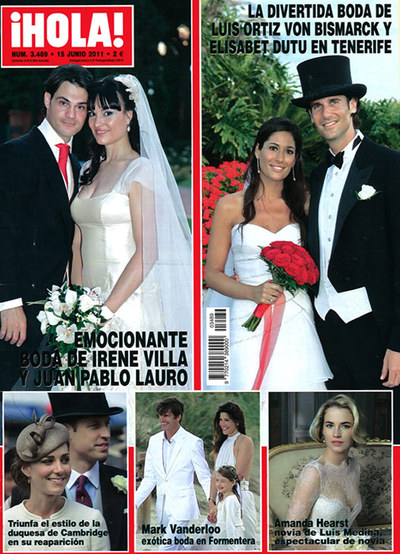 FOTOGALERIA: Portada de la revista '¡Hola!'