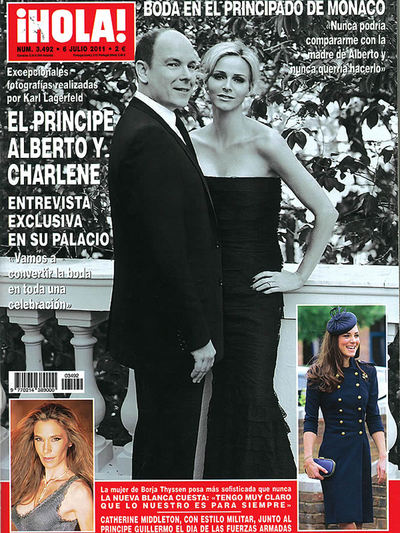 FOTOGALERIA: Portada de la revista '¡Hola!'