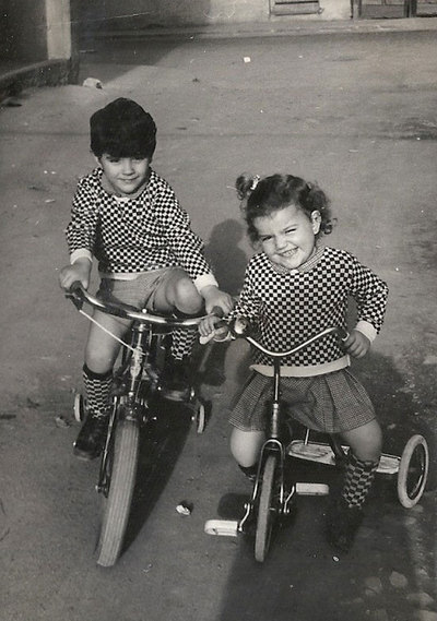 Los hermanos González-Olaya, en Madrid, en una foto de 1967.