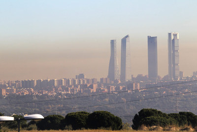 Madrid, envuelta en una nube de contaminación el pasado 27 de octubre.
