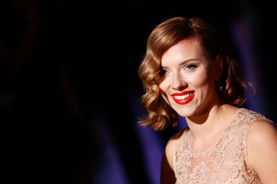 La actriz Scarlett Johansson, el domingo en la semana de la Moda de Milán.