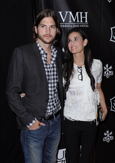Demi Moore y Ashton Kutcher, el pasado mes de junio, en una de sus últimas apariciones juntos.