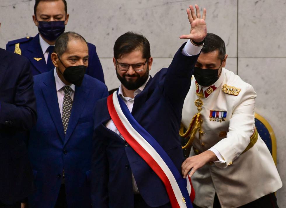 La ceremonia de asunción de Gabriel Boric, en imágenes