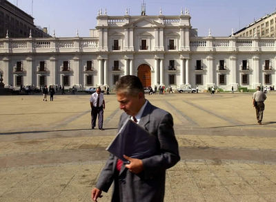 El palacio de la moneda, Santiago de Chile