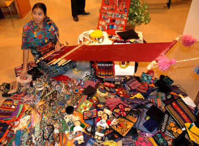 Objetos de artesanía en la pasada edición de Fitur